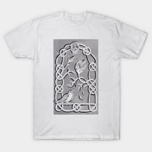 Life and Death Celtic Block Print T-Shirt